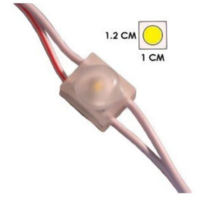 MODULO 1LED DIFUSOR AMARILLO 6500K 12V IP-67