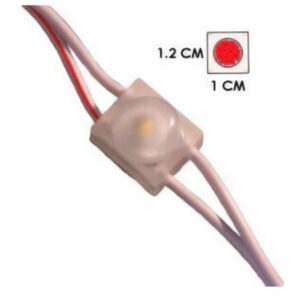 MODULO 1LED DIFUSOR ROJO 6500K 12V IP-67