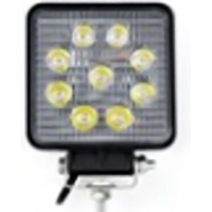 LAMPARA DE TRABAJO CUADRADA 9 LEDs 27W 12/24V SPOT