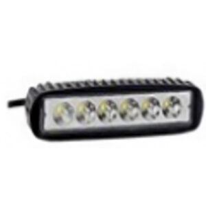 LAMPARA DE TRABAJO RECTANGULAR 6 LEDs 18W 12/24V SPOT