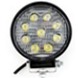 LAMPARA DE TRABAJO REDONDA 9 LEDs 27W 12/24V SPOT