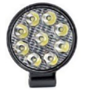 LAMPARA DE TRABAJO REDONDA PEQUEA 9 LEDs 27W 12/24V SPOT