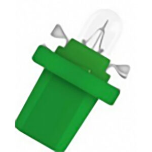 T5 12V 2W BASE PLASTICA (G) VERDE OSCURO