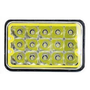 UNIDAD SELLADA LED RECTANGULAR PEQUEA 15W 12/24V DRL BLANCA